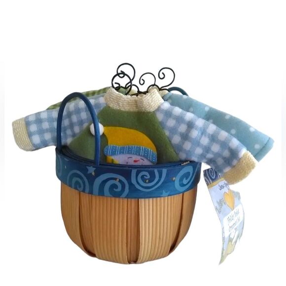 teresa kogut Other - Teresa Kogut Holiday Basket Ornament Set Peace Love Faith Believe 🩷🌟🩷